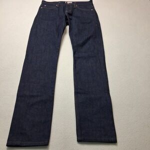 The Unbranded Brand UB401 Tight Fit 14.5oz Indigo Selvedge Denim Jeans Mens 31